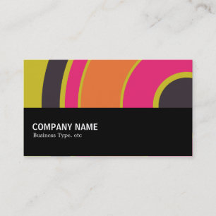 Halfway 0119 - Colourful  Circle 06 Business Card