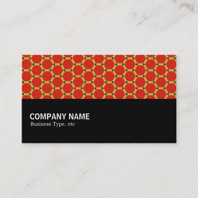 Halfway 0123 - Geometric Pattern 01 Business Card (Front)