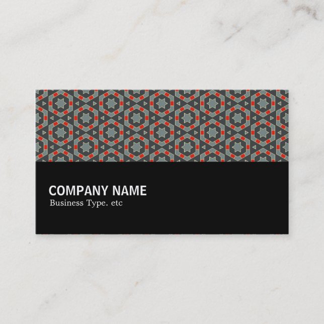 Halfway 0132 - Geometric Pattern 010 Business Card (Front)