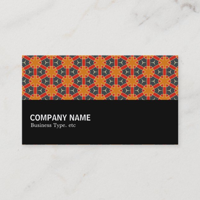 Halfway 0135 - Geometric Pattern 013 Business Card (Front)