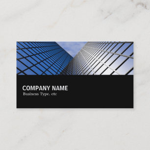Halfway 0150 - Reflective Office Block Business Card