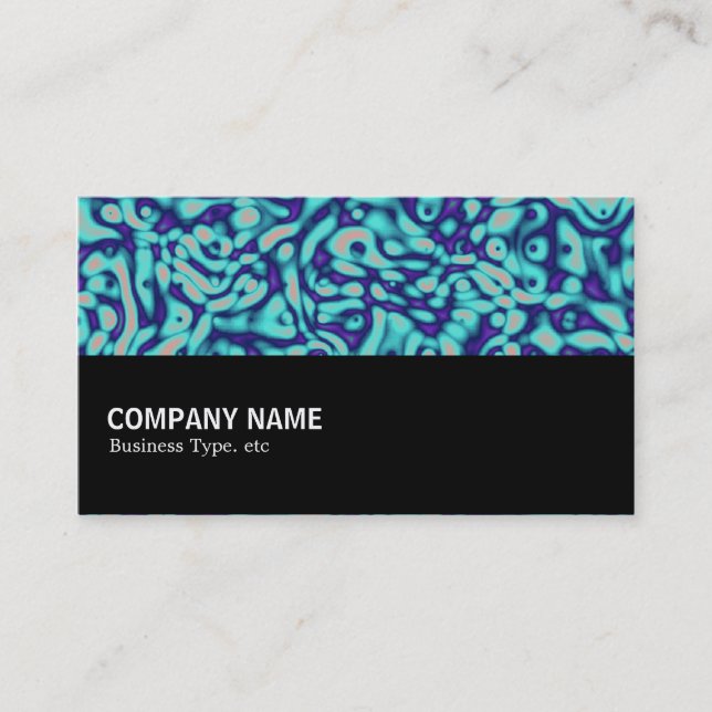 Halfway 01 - Marbled Business Card (Front)