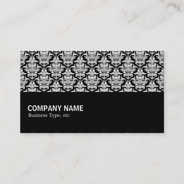 Halfway 053 - Damask Pattern Business Card (Front)