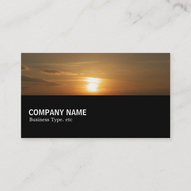 Halfway 081 - Sunset Business Card (Front)