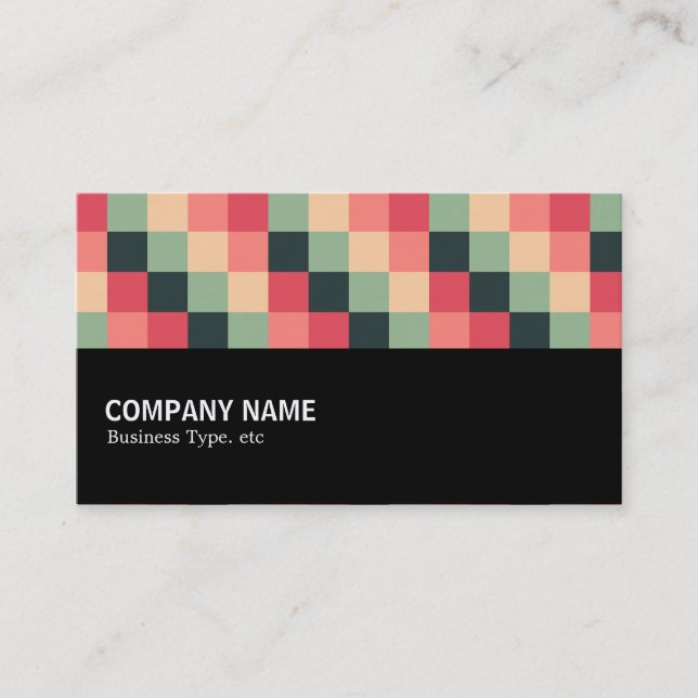 Halfway - Colour Squares 015 Business Card (Front)