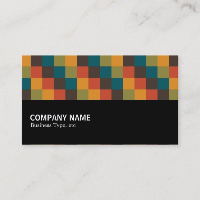 Halfway - Colour Squares 03 Business Card (Front)