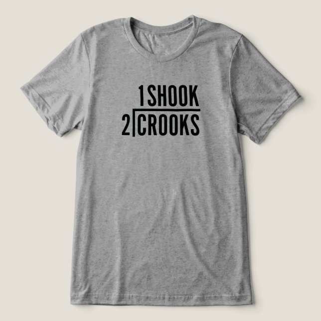 Halfway Crooks Tri-Blend Shirt (Design Front)