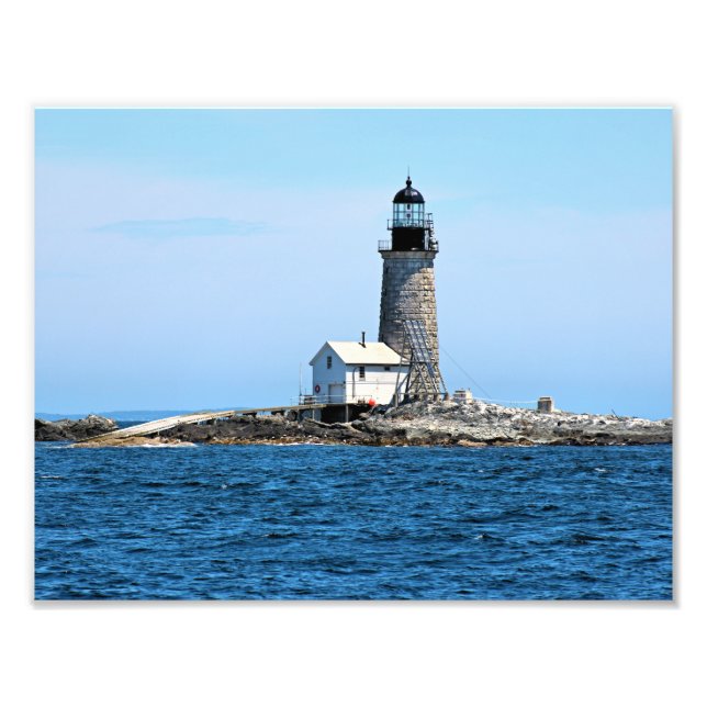 Halfway Rock Lighthouse, Maine Photo Print (Front)