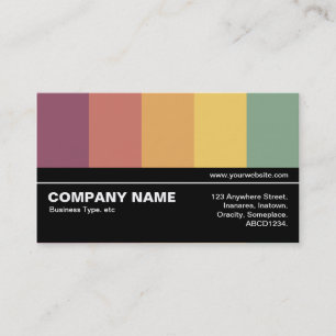 Halfway V3 04 - Colour Bars Business Card