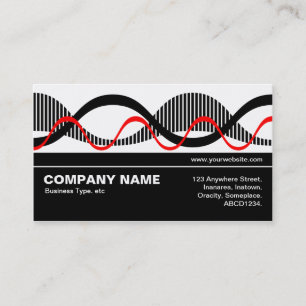 Halfway V3 - Sound Waves Business Card