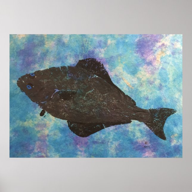 Halibut - 28" x 20" Poster (Front)