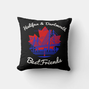 Halifax and Dartmouth Bestfriends canada pillow
