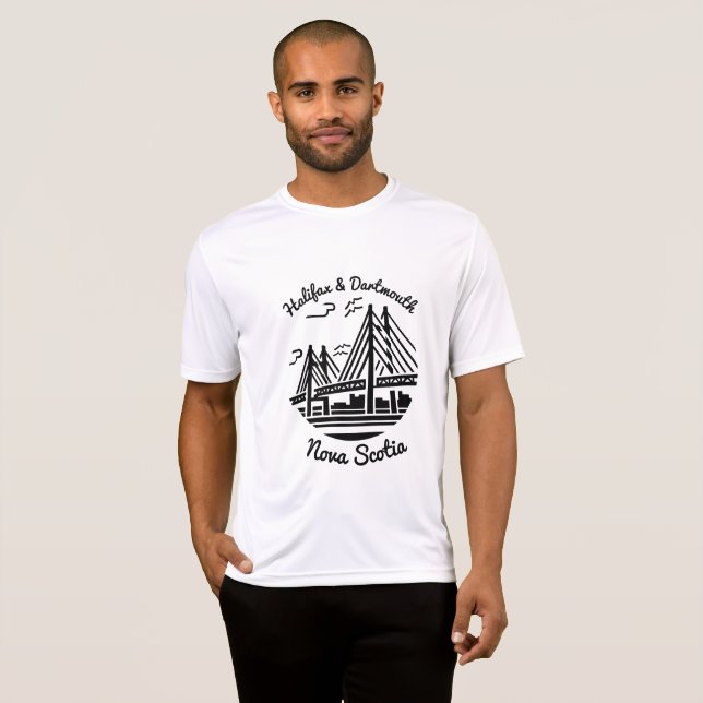 Halifax and Dartmouth Nova Scotia shirt bridge (Front Full)