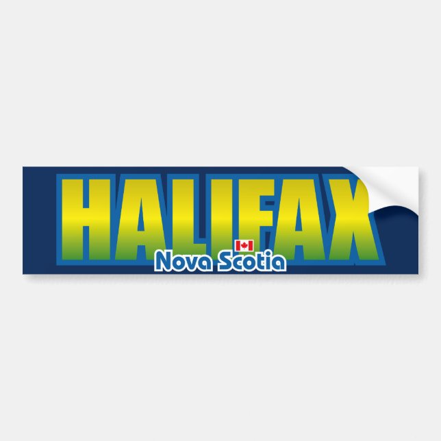 Halifax Bumper Sticker (Front)