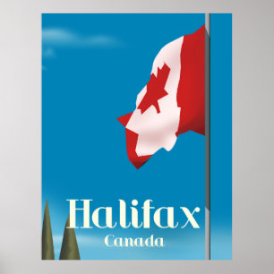 Halifax Canada Travel poster