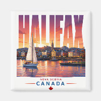 Halifax Canada Waterfront Harbour Travel Souvenir