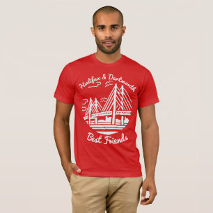 Halifax Dartmouth Best friends T-Shirt red