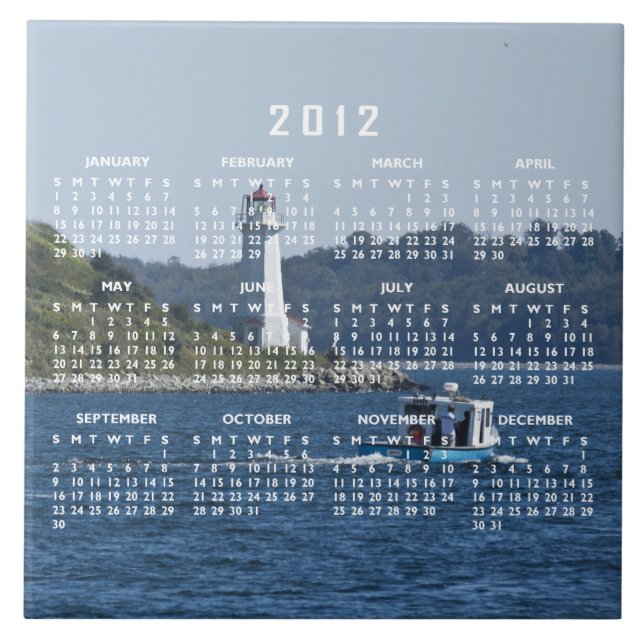 Halifax Harbour Calendar Tile (Front)