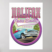 Halifax Nova Scotia travel logo 