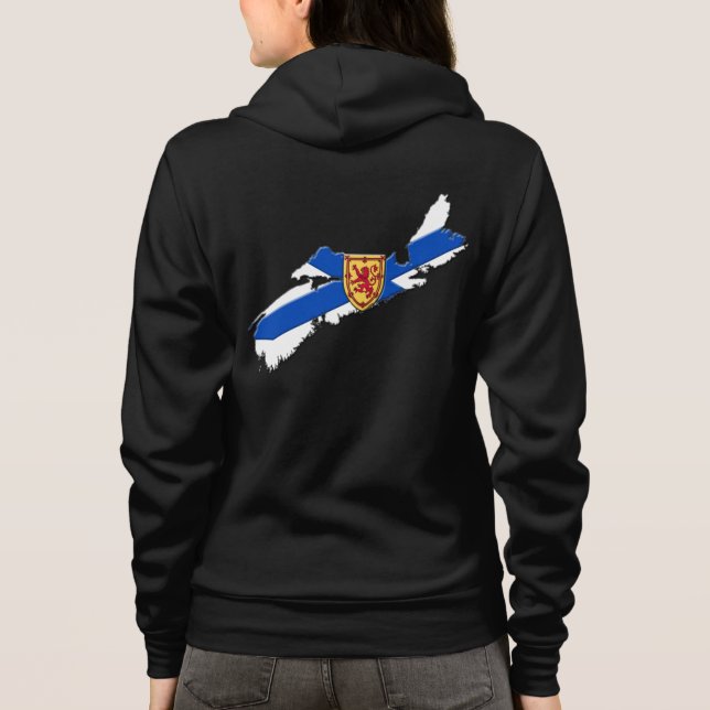Halifax Nova Scotia zip up hoodie (Back)