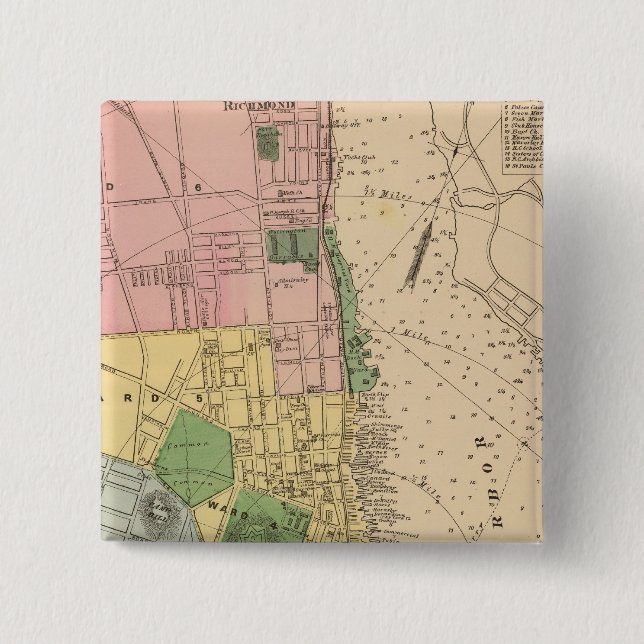 Halifax, NS 15 Cm Square Badge (Front)