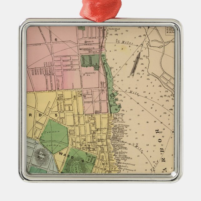 Halifax, NS Metal Tree Decoration (Front)