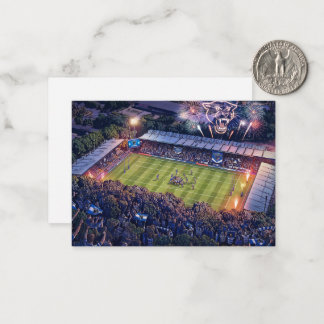 Halifax Stadium Matchday Match Night Card