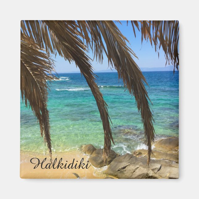 Halkidiki Fridge Magnet (Front)