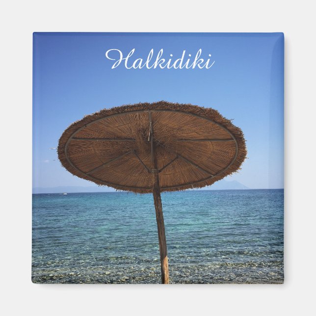 Halkidiki Fridge Magnet (Front)