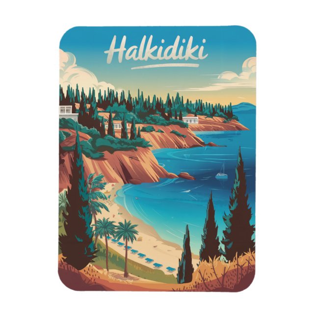 Halkidiki Magnet (Vertical)