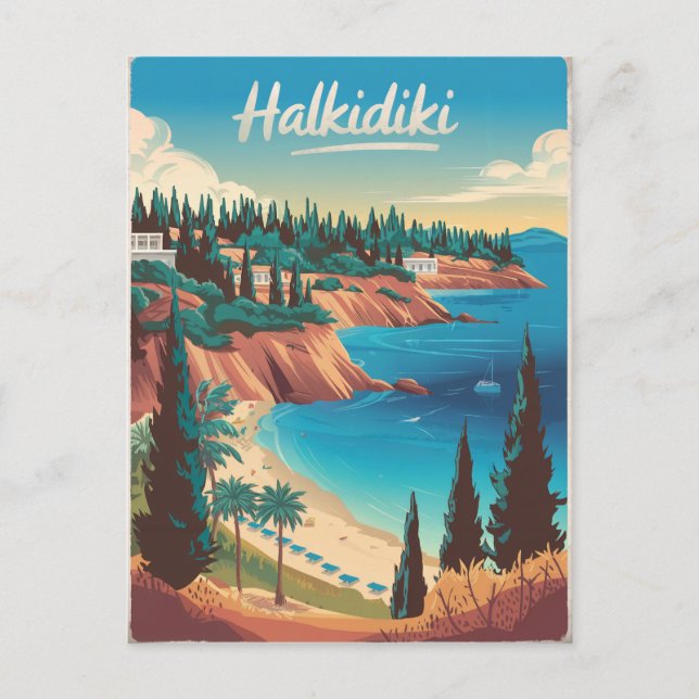 Halkidiki Postcard (Front)