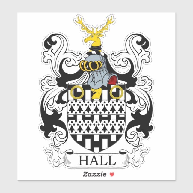 Hall Family Crest (Sheet)