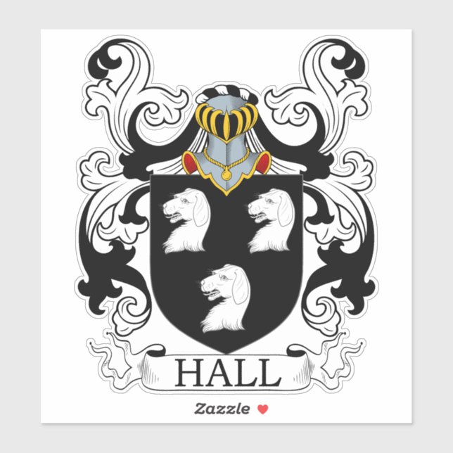 Hall Family Crest (Sheet)