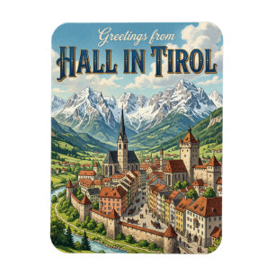 Hall in Tirol Austria Magnet