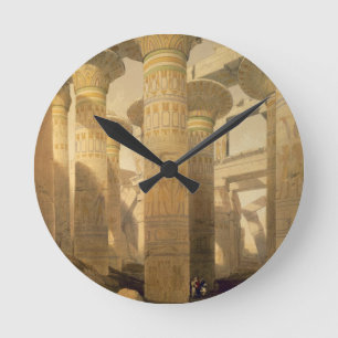 Hall of Columns, Karnak, from "Egypt and Nubia", V Round Clock