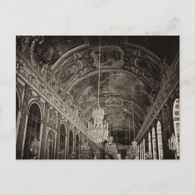 Hall of Mirrors, Château Versailles 2 Postcard (Front)