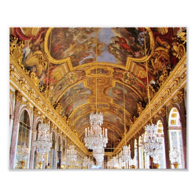 Hall of Mirrors, Versailles Photo Print (Front)