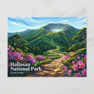 Hallasan National Park South Korea Postcard
