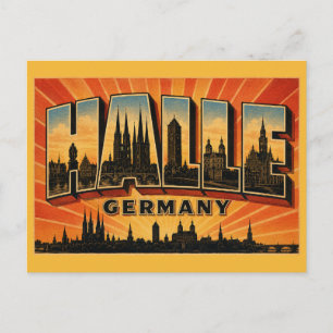 Halle Germany Marktkirche Postcard