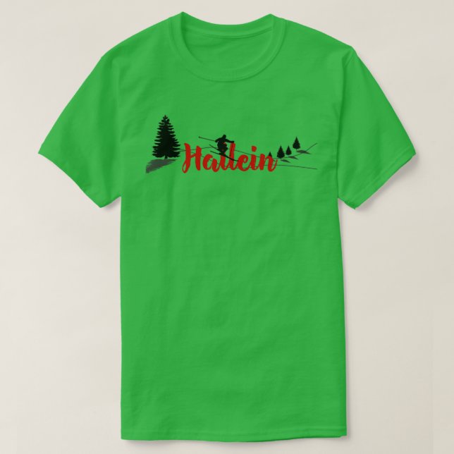 Hallein Ski Long T-Shirt (Design Front)