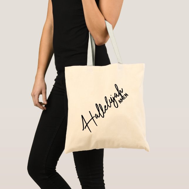 hallelujah Amen tote Bag (Front (Product))