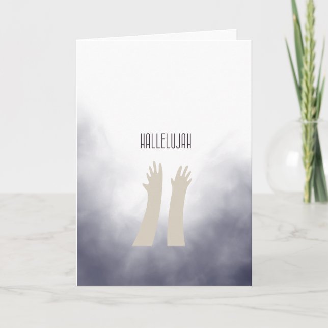 Hallelujah Card (Front)