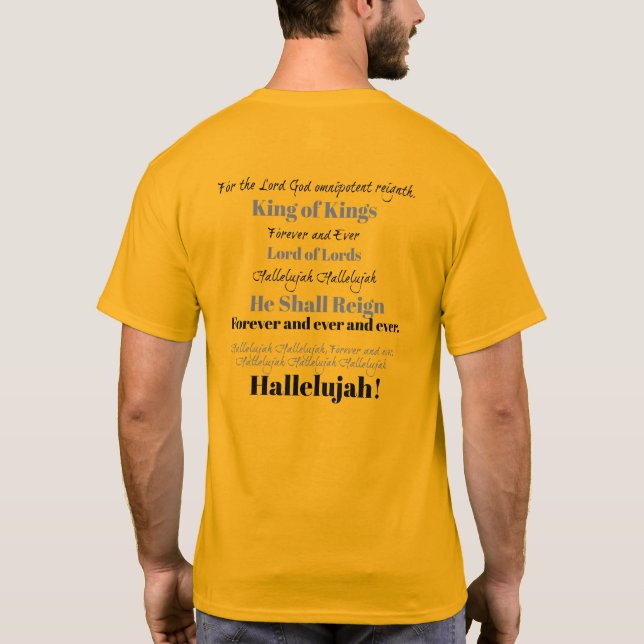 Hallelujah Chorus Shirt (Back)