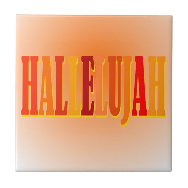 Hallelujah Tile (Front)