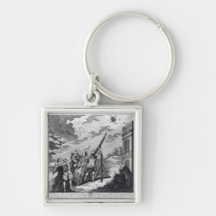 Halley's Comet Observed in 1759 by Cassini III Key Ring