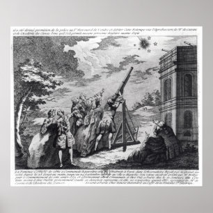 Halley's Comet Observed in 1759 by Cassini III Poster