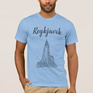 Hallgrímskirkja, Reykjavík, Iceland T-Shirt