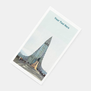 Hallgrímskirkja, Reykjavik Napkin