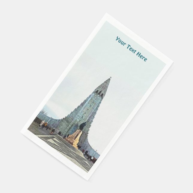 Hallgrímskirkja, Reykjavik Napkin (Corner)