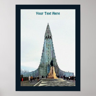Hallgrímskirkja, Reykjavik Poster